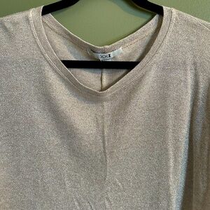 XXI Shimmering Silver Top